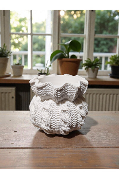 La Bienne SİLİKON KALIP ÖRGÜ DESEN MUMLUK 8 CM