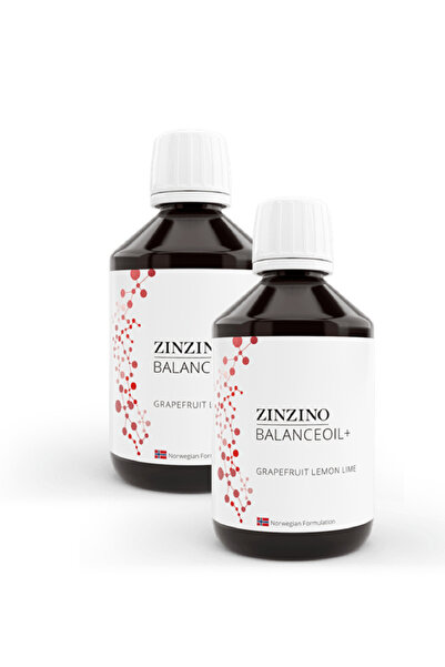 Zinzino Balanceoil+ Omega 3 ve D Vitamini İçeren Greyfurt ve Limon 2 Adet