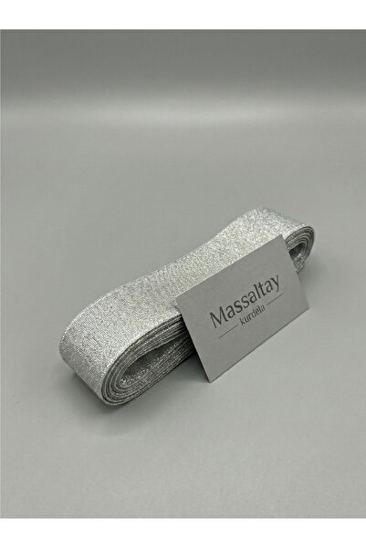 Massaltay 3 cm Simli Kurdele 10 Metre | Parlak Süsleme Kurdelesi, Hobi & Orga...