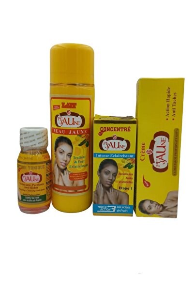 Peau Pure مجموعة لايت هيبي لتفتيح البشرة لجميع العرب (4 قطع)