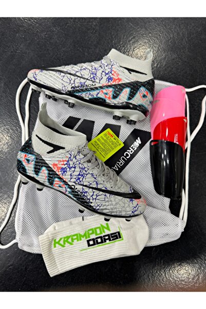 Krampon odası Air Level 600 Professional Football Boot Set+Shin Guard+Bag+Socks