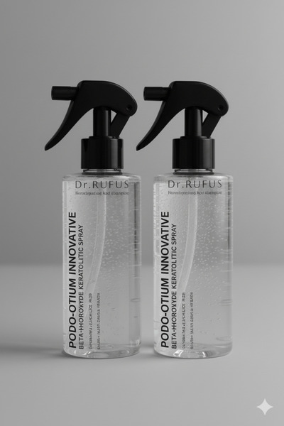 Rufus بخاخ بودو-أوتيوم المبتكر لإزالة الجلد الميت (الكيراتوليت) - عبوة اقتصاد...