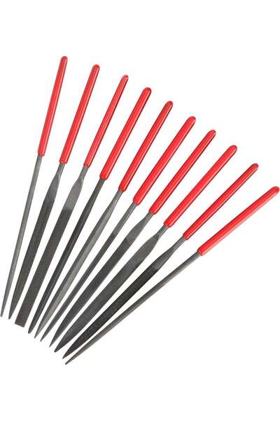 Generic 10-Piece Needle File Set – Hardened Alloy Steel Mini Files – Precisio...