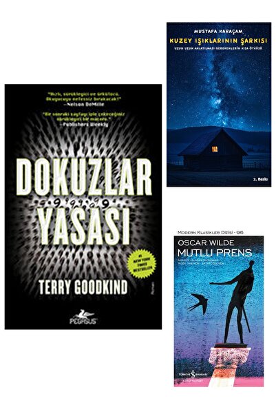 TÜRKİYE İŞ BANKASI KÜLTÜR YAYINLARI Dokuzlar Yasası - Terry Goodkind + Kuzey ...