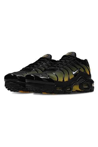 Nike Air Max Plus Tn Gs Black & University Gold Unisex Black Sneakers - Ib287...