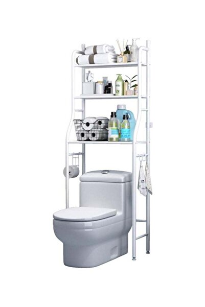 BLOOMING TIME 3-tier Toilet Storage Rack, Bathroom Storage Shelf, Over The Ba...