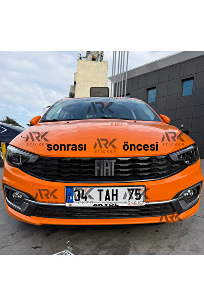 Fiat Egea Sedan 2021 Sonrası Panjur Stıcker Parlak siyah