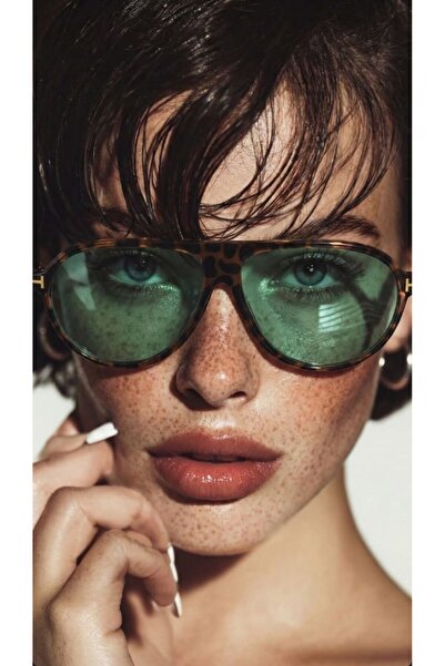 BluePepper Toms V7 |   Sunglasses Soft Color Trend Model Leopard Frame Green ...