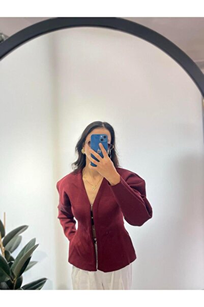 akya BORDO KANCALI ÇELİK ÖRME HIRKA