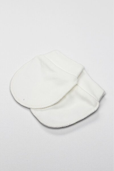 NW NessiWorld 2-Piece Combed Cotton Gloves Basic 90108 Ecru
