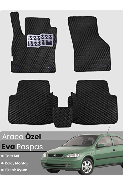 Guerrino OPEL ASTRA G (1998-2004) Uyumlu EVA Paspas Tam Set–Araca Özel,Kolay ...