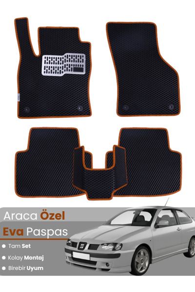 stiloto مجموعة كاملة من دواسات EVA متوافقة مع سيارة سيات كوردوبا (2002-2009) ...