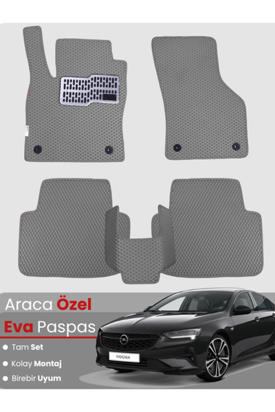 stiloto OPEL INSİGNİA (2017-2022) Uyumlu EVA Paspas Tam Set–Araca Özel,Kolay ...