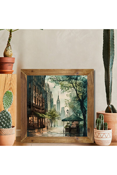 Tuba Decor Square Painting with Wooden Frame