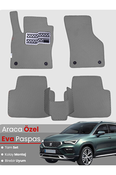 stiloto مجموعة كاملة من دواسات EVA متوافقة مع سيارة سيات أتيكا (2020-2025) - ...