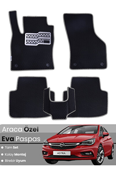 stiloto طقم كامل من دواسات EVA متوافقة مع أوبل أسترا K هاتشباك (2015-2021) - ...