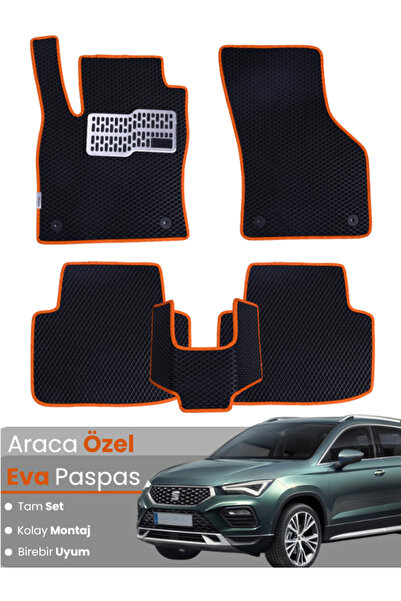 stiloto مجموعة كاملة من دواسات EVA متوافقة مع سيارة سيات أتيكا (2020-2025) - ...