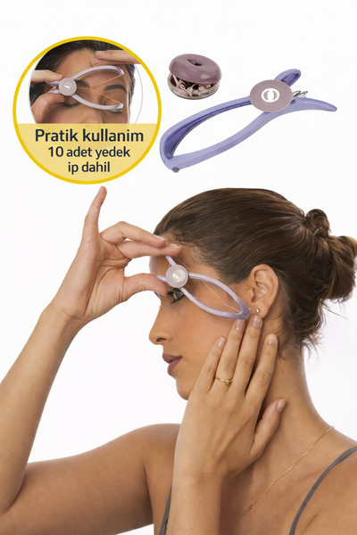 Lesvip's İpli Tüy Alma Aleti Pratik Kaş Burun Yanak Kıl Alma Aparatı