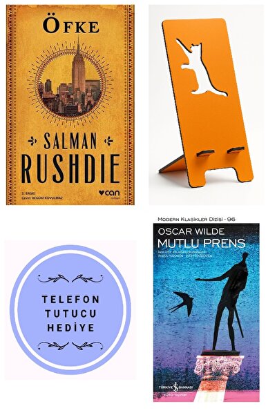 TÜRKİYE İŞ BANKASI KÜLTÜR YAYINLARI Öfke - Salman Rushdie + Telefon Tutucu + ...