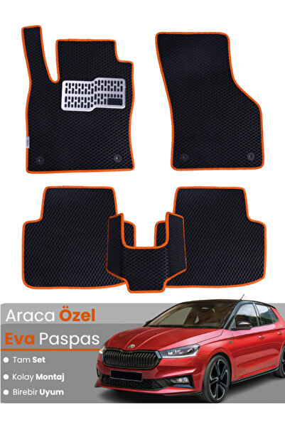 stiloto مجموعة كاملة من دواسات EVA متوافقة مع سيارة سكودا فابيا 4 (2021-2025)...