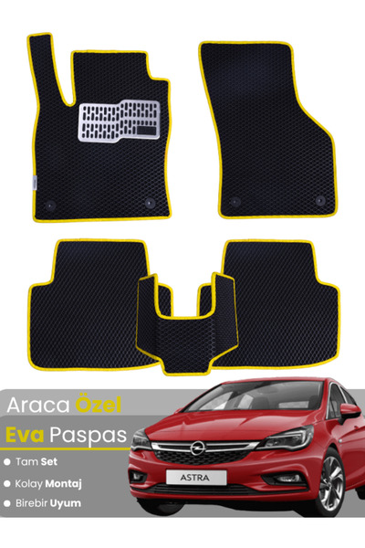 stiloto طقم كامل من دواسات EVA متوافقة مع أوبل أسترا H هاتشباك (2010-2013) - ...