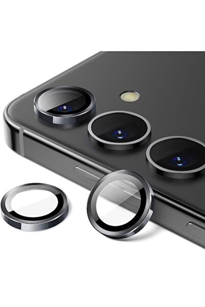 OEM Set of camera protection films compatible with Samsung Galaxy S25, Black