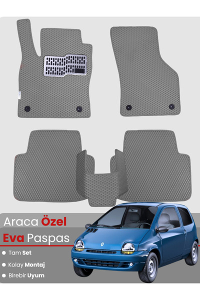 stiloto RENAULT TWİNGO (1993-2012) Uyumlu EVA Paspas Tam Set–Oto Paspas,Araca...