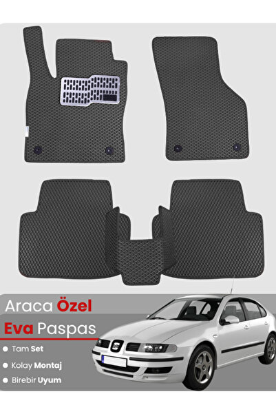 stiloto مجموعة كاملة من دواسات EVA متوافقة مع سيات ليون 1M (1998-2004) - دواس...