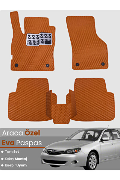 stiloto مجموعة كاملة من دواسات EVA متوافقة مع سوبارو إمبريزا GH (2007-2011) -...