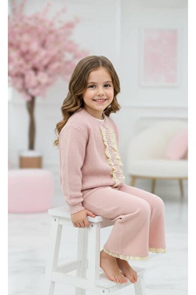 Elidabutik Lace detailed knitwear set