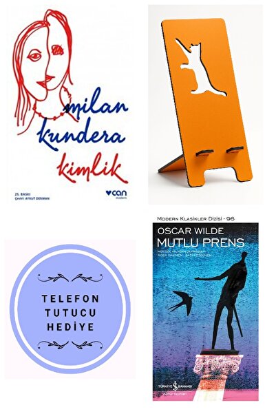 TÜRKİYE İŞ BANKASI KÜLTÜR YAYINLARI Kimlik - Milan Kundera + Telefon Tutucu +...