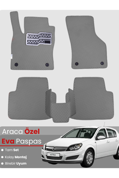 stiloto طقم كامل من حصائر EVA متوافقة مع أوبل أسترا H هاتشباك (2004-2010) - م...