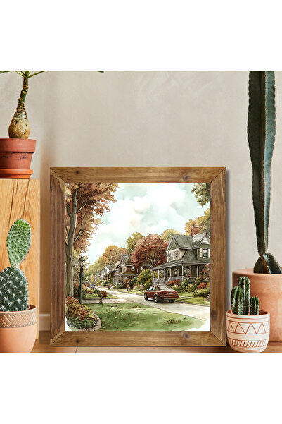 Tuba Decor Дървена рамка за квадратна картина