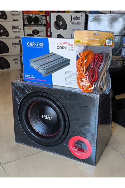 patili tasarım Oto Ses Sistem 3lü Paket Kutu Bass + Amfi + Kablo Kit