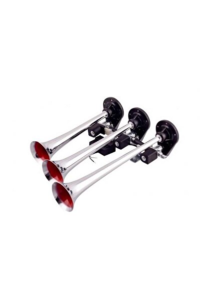 Seger 12V 3'LÜ HAVALI KORNA DALİ-DALİ (KROM)