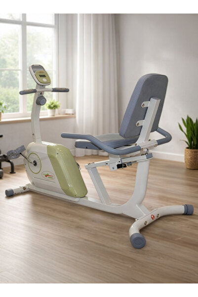Fitness World Magnetic exercise bike، adjustable backrest، padded seat, 14 re...
