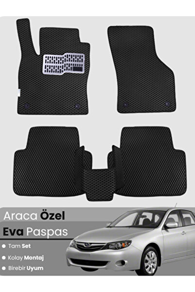 stiloto مجموعة كاملة من دواسات EVA متوافقة مع سوبارو إمبريزا GH (2007-2011) -...