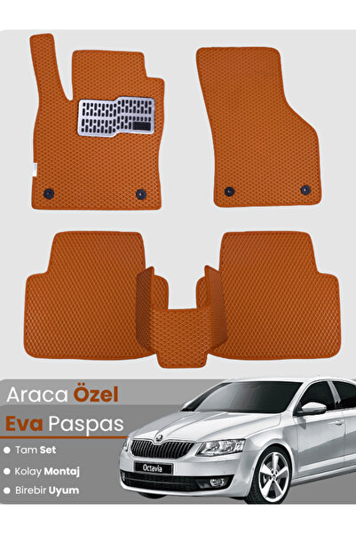 Guerrino مجموعة كاملة من دواسات EVA متوافقة مع سيارة سكودا أوكتافيا A5 (2004-...