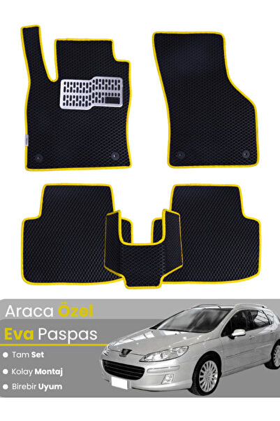 stiloto مجموعة كاملة من دواسات EVA متوافقة مع بيجو 407 ستيشن واجن (2004-2010)...