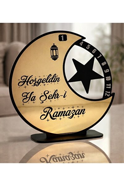 Limly Tasarım Ramazan ayı gün sayacı , hilal ramazan aksesuarı