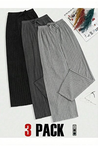 BY ARDELION 3-Piece Black - Grey - Smoked Women's Stretch Fabric Comfortable ...