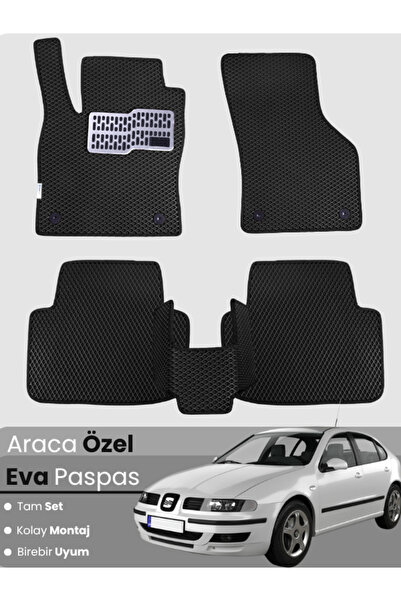 Guerrino Seat Leon 1m (1998-2004) Compatible Eva Floor Mat Full Set–Auto Mat,...