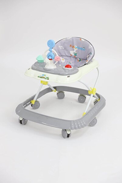 Fun Moment Foldable Baby Walker with Wheels, Baby Activity Center with Music ...