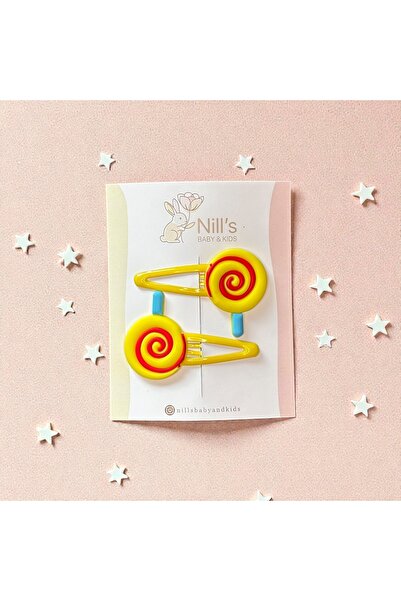 Nills Baby & Kids Yellow Lollipop Figured Snap Fastener Children's Buckle – S...