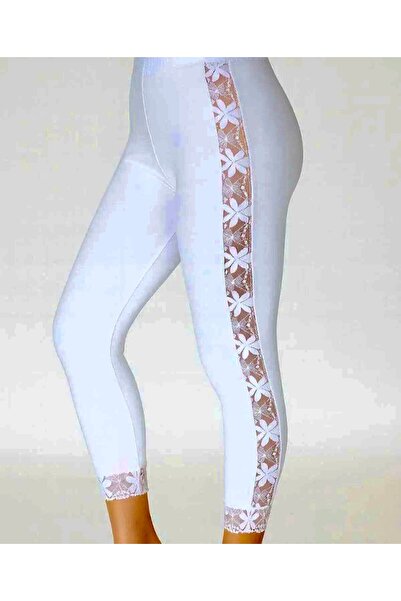 KOTA İÇ GİYİM طماق سوداء نسائية مع جوانب من الدانتيل