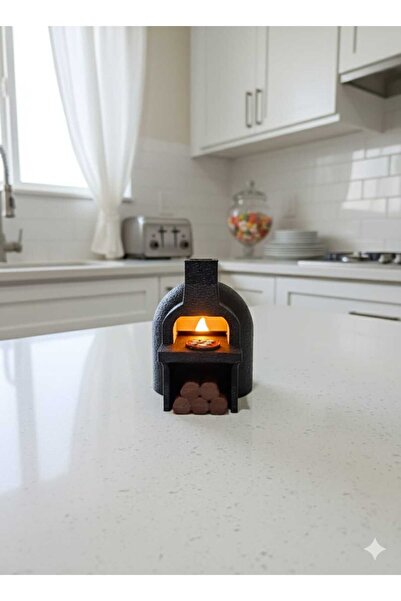 Ceresshop Mini Fırın Tasarımlı Dekoratif Mumluk – Tealight Mumluk, Ev ve Mutf...