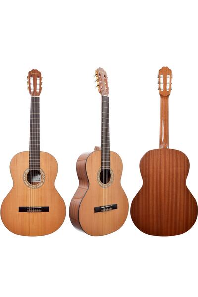 Rodriguez RC544MN Klasik Gitar (4/4 Gül) | Tam Boy Öğrenci Gitarı Sap Ayarlı