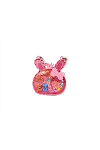 Midi Small Rabbit Bag with Hair Clips and Beaded Bracelets for Kids