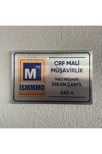 CRF Aluminyum Bina İçi/Dışı Firma Kat Yönlendirme Tabelası Kalın Arkası Yapış...