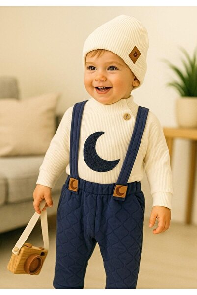 BEBENDY طقم ملابس شتوية للأطفال من UNEZ - تصميم شجرة - من 6 إلى 24 شهرًا